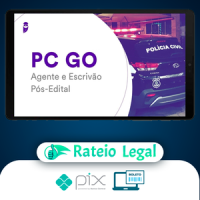 PC-GO (Agente e Escrivão) Pacote Completo - 2022 (Pós-Edital) - Estratégia Concursos