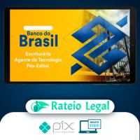 Pacote - Banco do Brasil (Escriturário - Agente de Tecnologia) Pacote - 2023 (Pós - Estratégia Concursos