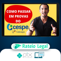 Como Passar em Provas do CESPE - Ilo Ribeiro