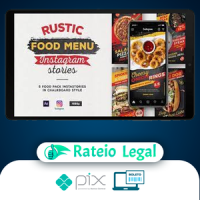 Menu Rústico de Comida - Instagram Stories