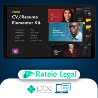 CVPortfolio Elementor Template Kit - Thomas