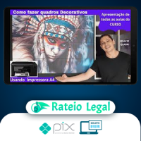 Como fazer Quadros Decorativos Usando Impressora A4 - Moacir Quadri